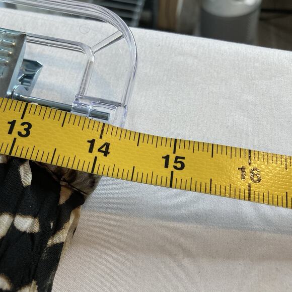 Chico's Women's Animal Print Pleated Maxi Skirt Size 1 Medium Flowy Neutral - Picture 4 of 9